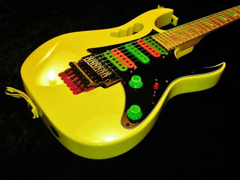 Ibanez Desert Yellow True Neon Custom Guitar Works