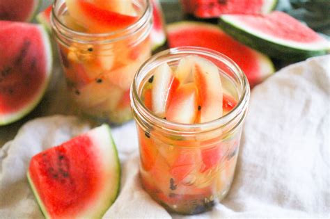 Pickled Watermelon Rind Recipe Easy Low Waste Watermelon Pickles
