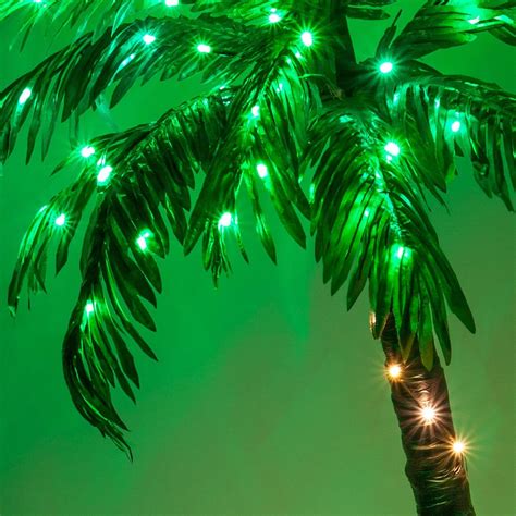Kringle Traditions 7 Ft 10 Function Led Lighted Palm Tree Pre Lit