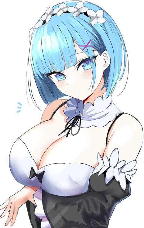 hanasaka houcha rem re zero re zero kara hajimeru isekai seikatsu absurdres highres 1girl