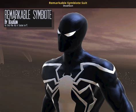 Remarkable Symbiote Suit Spider Man Web Of Shadows Mods