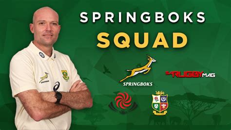 Jacques Nienaber Announces Springbok Rugby World Cup Squad Smile Fm Hot Sex Picture