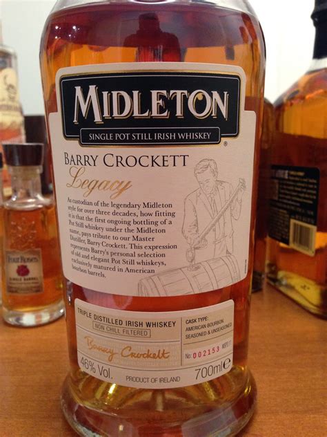 Bite And Booze Midleton Barry Crockett Legacy Irish Whiskey Whiskey