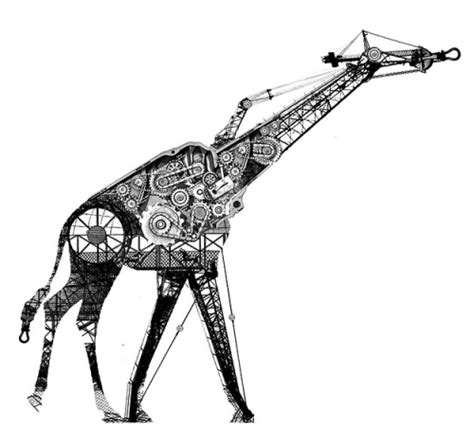 El Pliego Mechanical Animals Complex Art Squid Drawing