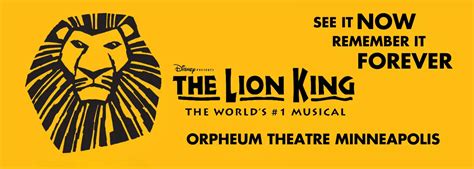 Lion King Tickets Orpheum Theatre Minneapolis In Minneapolis