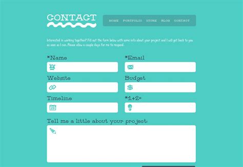 20 Excellent Contact Pages Form Design Example Of Website Web Design