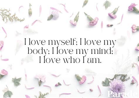 Affirmations For Self Love Parade