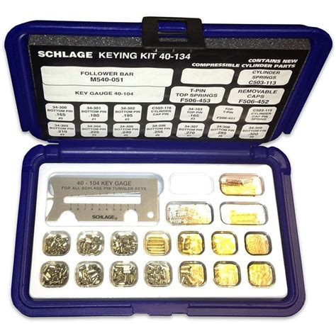 Schlage 40 134 Rekeying Pin Kit