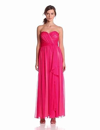 Jessica Simpson Women S Strapless Gown Pink At Amazon Womens
