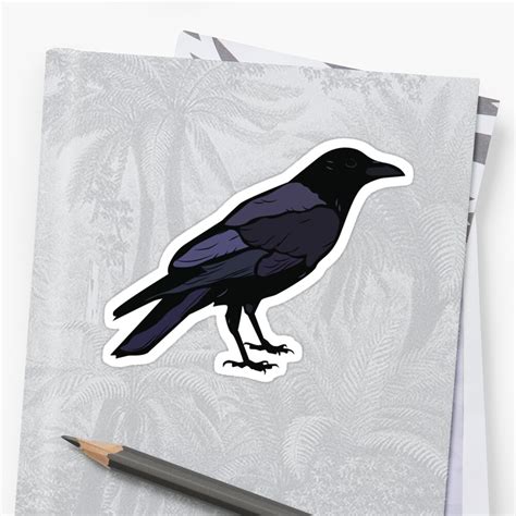 Raven Sticker By Ellischnee Redbubble