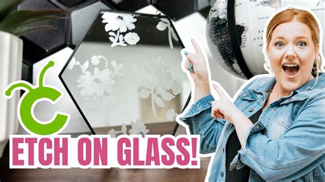 😲 How To Etch Glass Using A Cricut 😲 This Is Insane Makers Gonna Learn