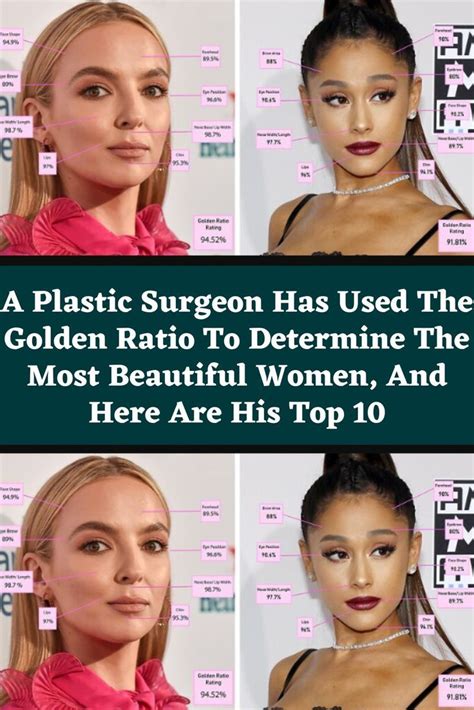 A Plastic Surgeon Has Used The Golden Ratio To Determine The Most