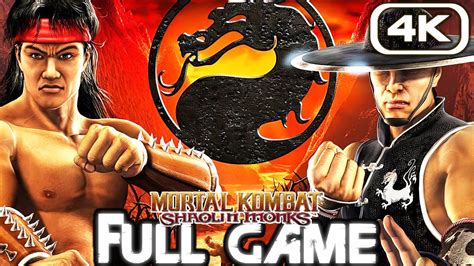 Mortal Kombat Shaolin Monks Gameplay Walkthrough Full Game 4k 60fps