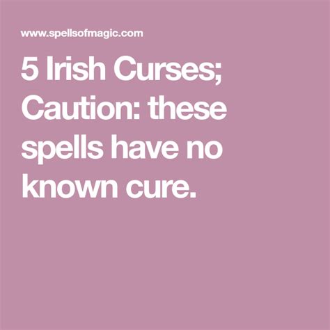 5 Irish Curses Free Magic Spell Irish Curse Free Magic Spells