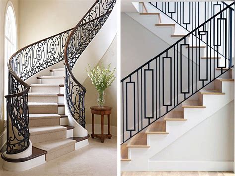 15 Simple And Modern Iron Railing Designs For Stairs 2023