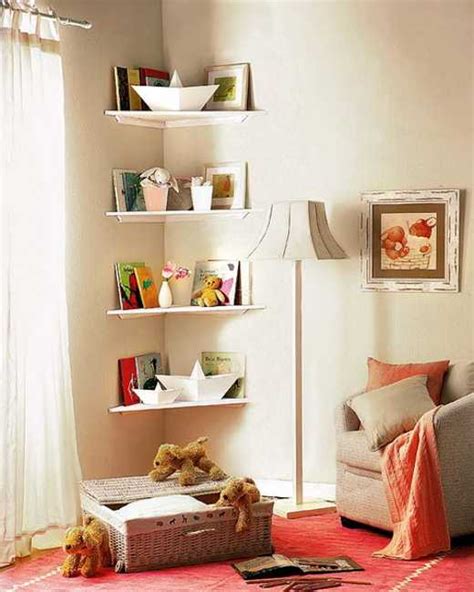 Simple Diy Corner Book Shelves Adding Storage Spaces To Small Kids