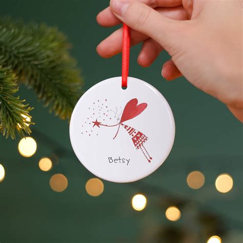 Personalised Magical Fairy First Christmas Decoration By This Is Nessie
