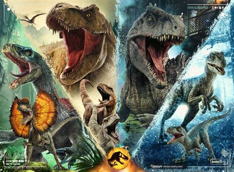 Jurassic World 3 Puzzle 100p Xxl The Dinosaurs Species