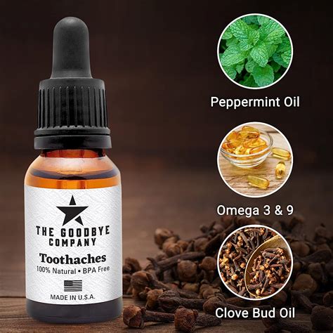 Buy Goodbye Toothaches Tooth Ache Pain Relief With Clove Bud Oil