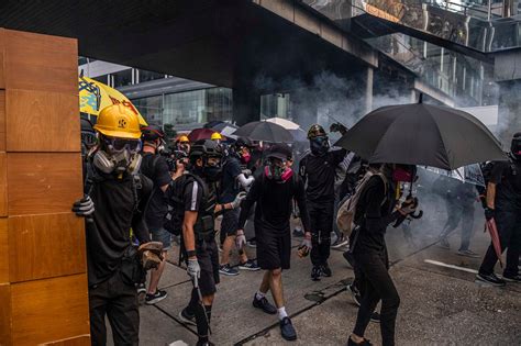 Major Clashes Erupt In Hong Kong Ahead Of Chinas National Day The