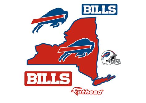 Buffalo Bills State Of New York Logo Wall Decal Shop Fathead For