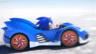 Mario Racing Sonic Kart Gifs Comparison Transformed