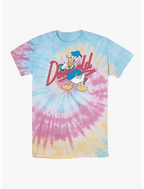 Disney Donald Duck Signature Tie Dye T Shirt Her Universe