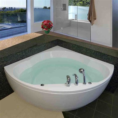 Combo massage (air & whirlpool). This deep soaking tub with jets - fascinating small soaker ...