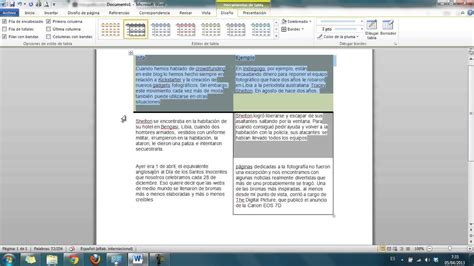 Como Dar Formato A Tablas En Microsoft Word 2010 Youtube