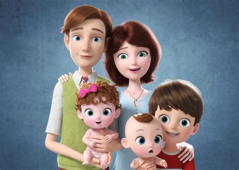 Download this a cartoon family sunbathing on the beach vector illustration now. 3D Cartoon Family Rigged V4 child | CGTrader