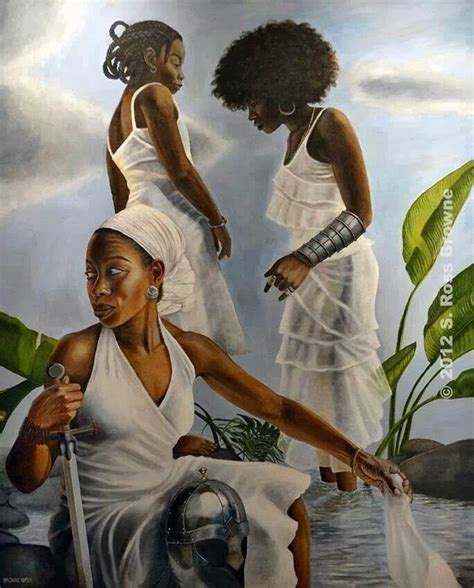 strong women african american art black love art black art