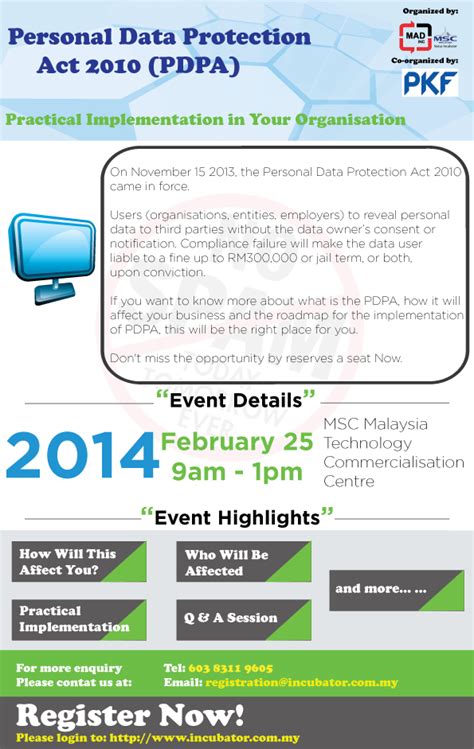 Home data privacy data protection enforcement in malaysia. Personal Data Protection Act 2010 - Practical ...