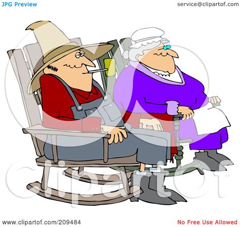 Royalty Free Rf Clipart Illustration Of A Relaxed Couple Sitting In