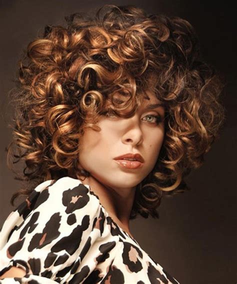 Another style on our list of popular short curly hairstyles is the shoulder length cuts and bangs. highlights for natural curly hair - Google Search | I'M ...