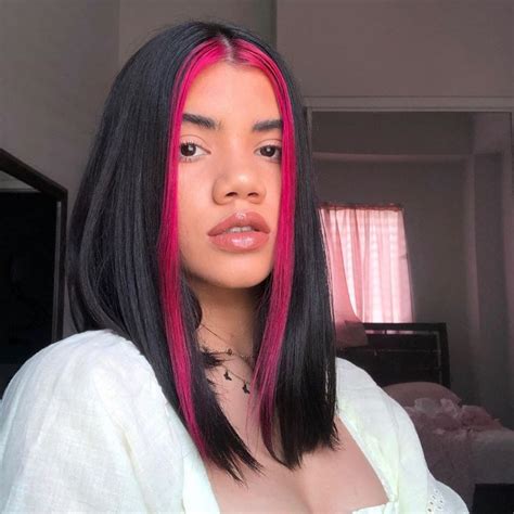 Virgin Pink In 2020 Pink Hair Streaks Dyed Hair Hair Streaks