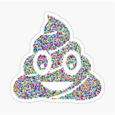 Pile Of Poo Stickers Redbubble
