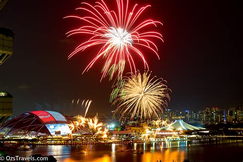 The singapore national day parade is a national ceremony that is usually held at the float @ marina bay, the national stadium at the singapore sports hub, or the padang.in 2007, the parade was held at the float @ marina bay for the first time, and in 2016, it was held at the singapore sports hub. Singapore National Day Practice Fireworks - Oz's Travels