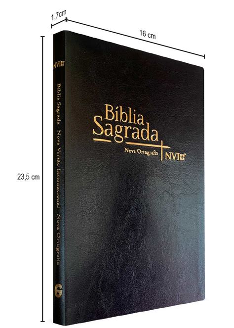 Bíblia Sagrada NVI Slim Luxo Preta