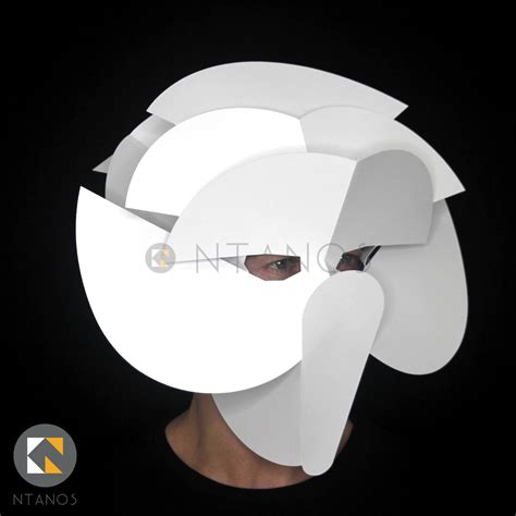 Shell Mask Papercraft Masks Templates By Ntanos Pdf Download