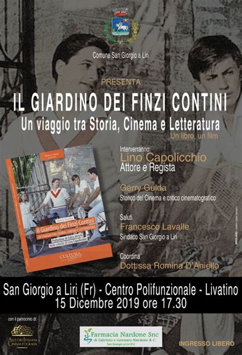 Presentazione Del Libro Di Gerry Guida Il Giardino Dei Finzi Contini