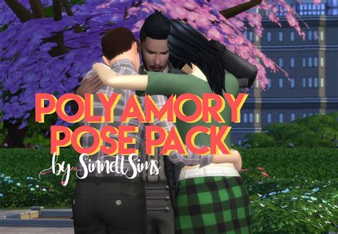 Polyamory Pose Pack Sims 4 Sims Sims Pregnant
