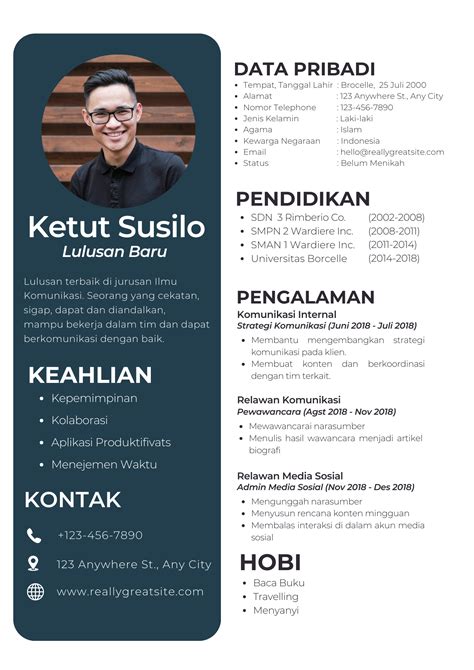 Contoh CV Menarik Yang Kreatif Bakal Dilirik HRD Deh DailySocial Id