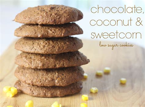 Even with less sugar and fewer calories, they still low sugar cookies made with truvia baking blend: Chocolate, Coconut & Sweetcorn Low Sugar Cookies - Mummy ...