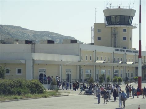 Samos Airport Passengers To Terminal Photo From Samos In Samos