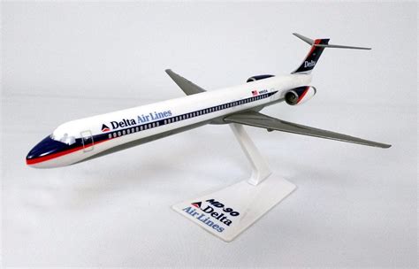Md 90 Delta Airlines 1997 2000 Livery 1200 Scale Model