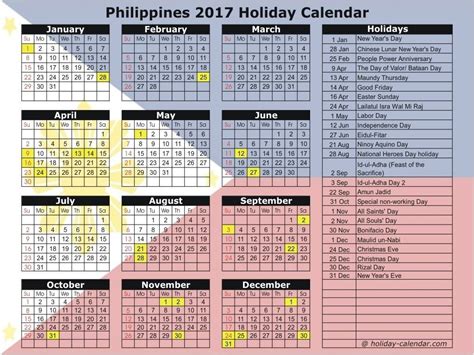Philippine Holidays 2020 Calendar Calendar Template Printable
