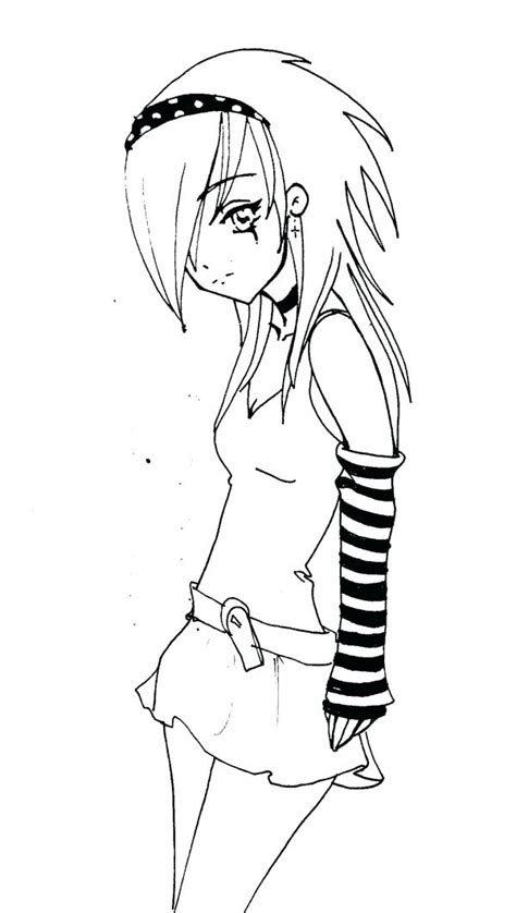 Anime Characters Coloring Pages At Getdrawings Free Download