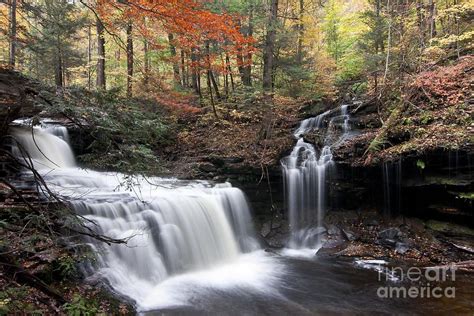 Waterfalls At Ricketts Glen State Park Pa Photograph Waterfalls At