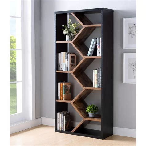 george oliver maplesville standard bookcase wayfair bookshelf design home room design