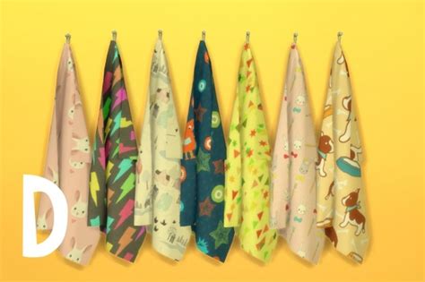 Towels Recolor At Budgie2budgie Sims 4 Updates